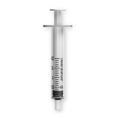 Nevershare Syringe 2.5ml - White – Box of 100