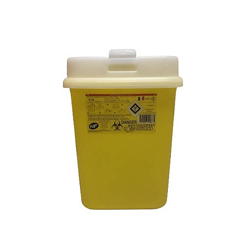 Conteneur à aiguilles et seringues 4,5 litres – carton de 45